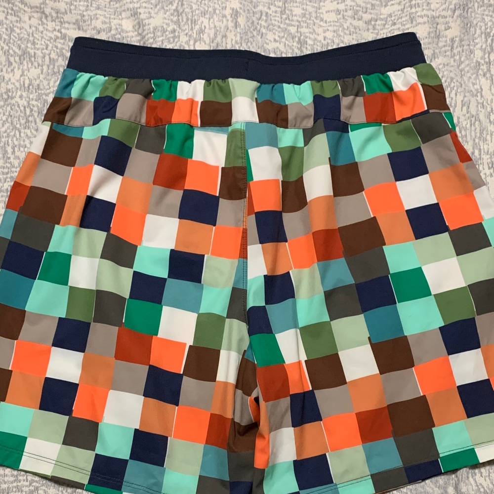 Fabletics Multicolor Checkered Athletic Shorts - image 4